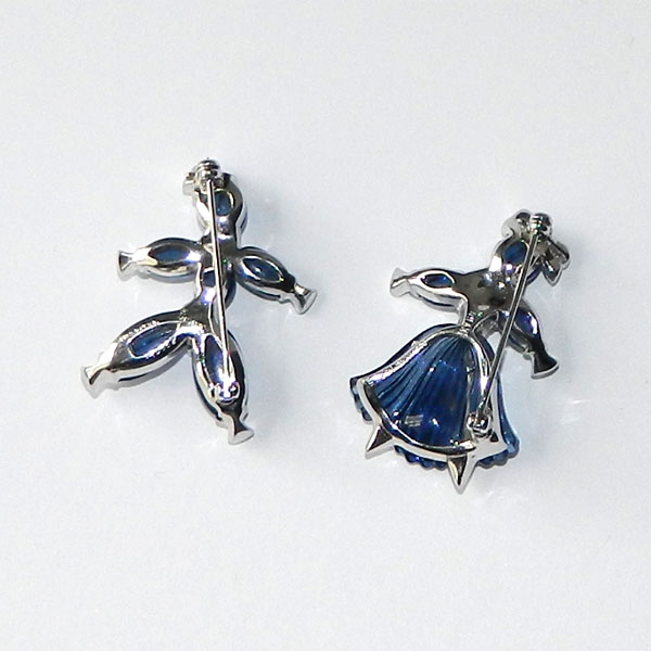 Trifari rag doll brooch set