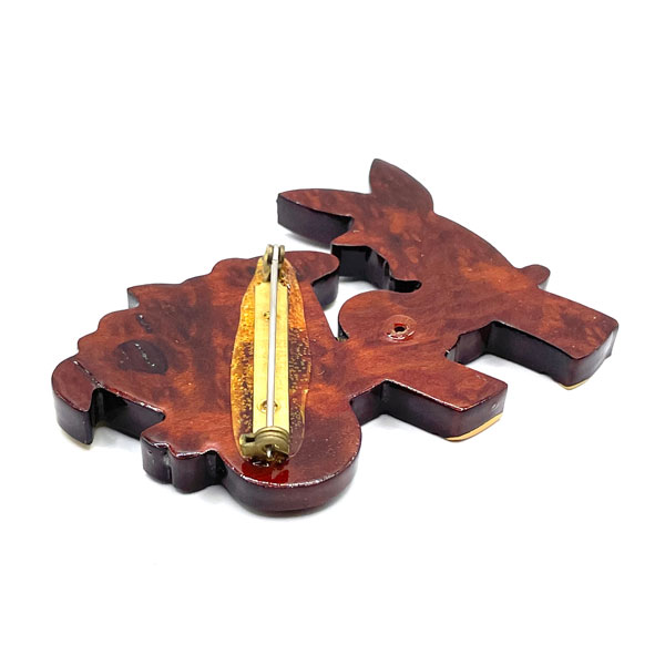 Califonia Redwood souvenir brooch