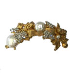 Miriam Haskell pearl brooch