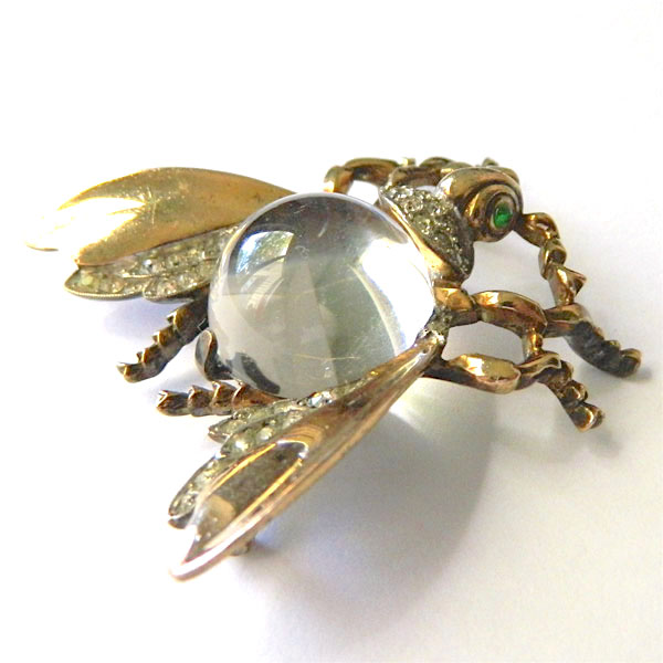 Trifari jelly belly brooch