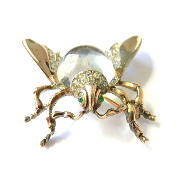 Trifari jelly belly brooch
