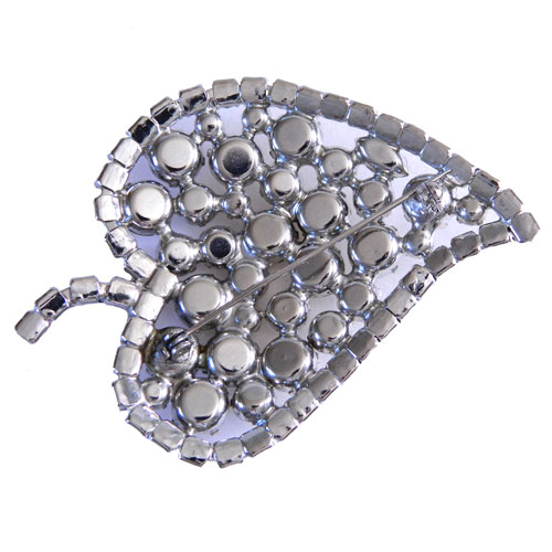 1950's rhinestone brooch