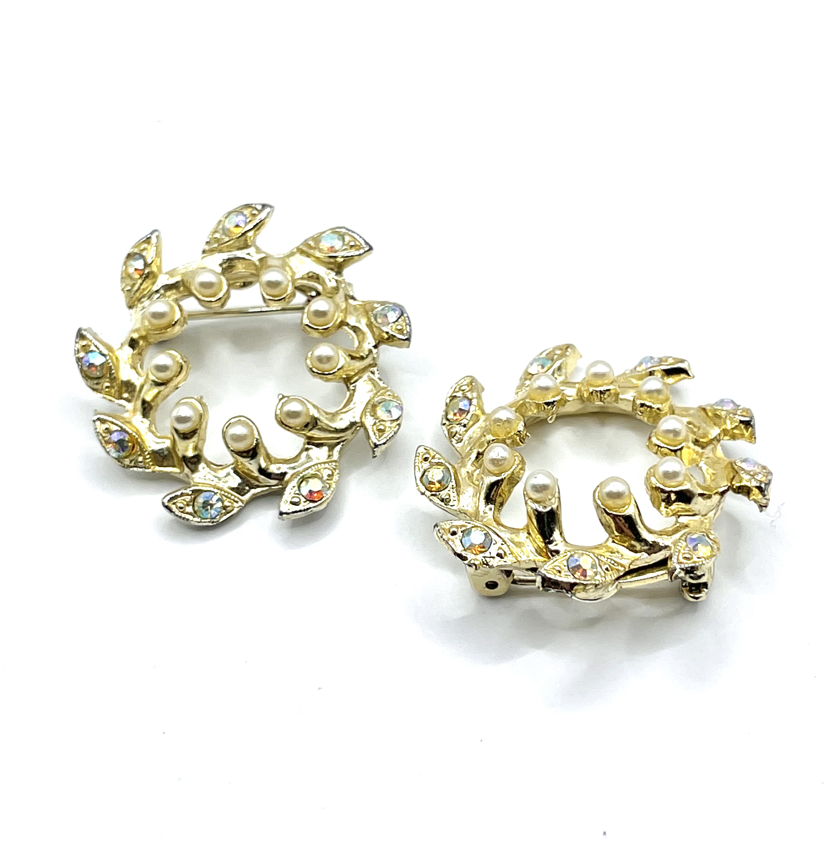 rhinestone collar pins
