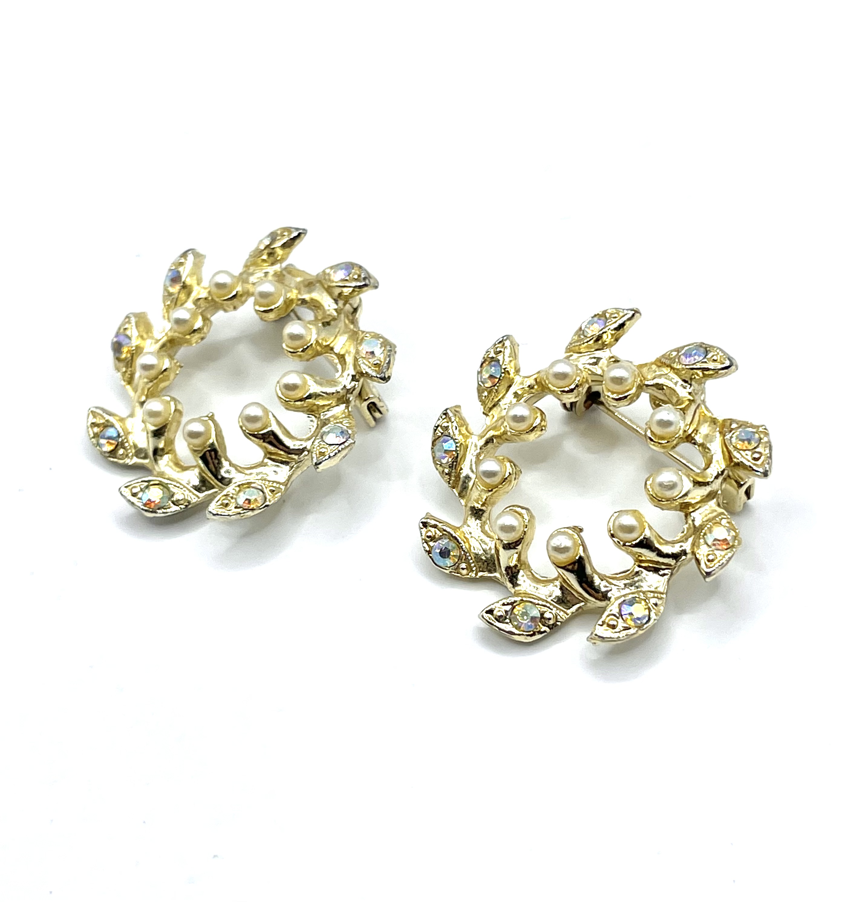 rhinestone collar pins