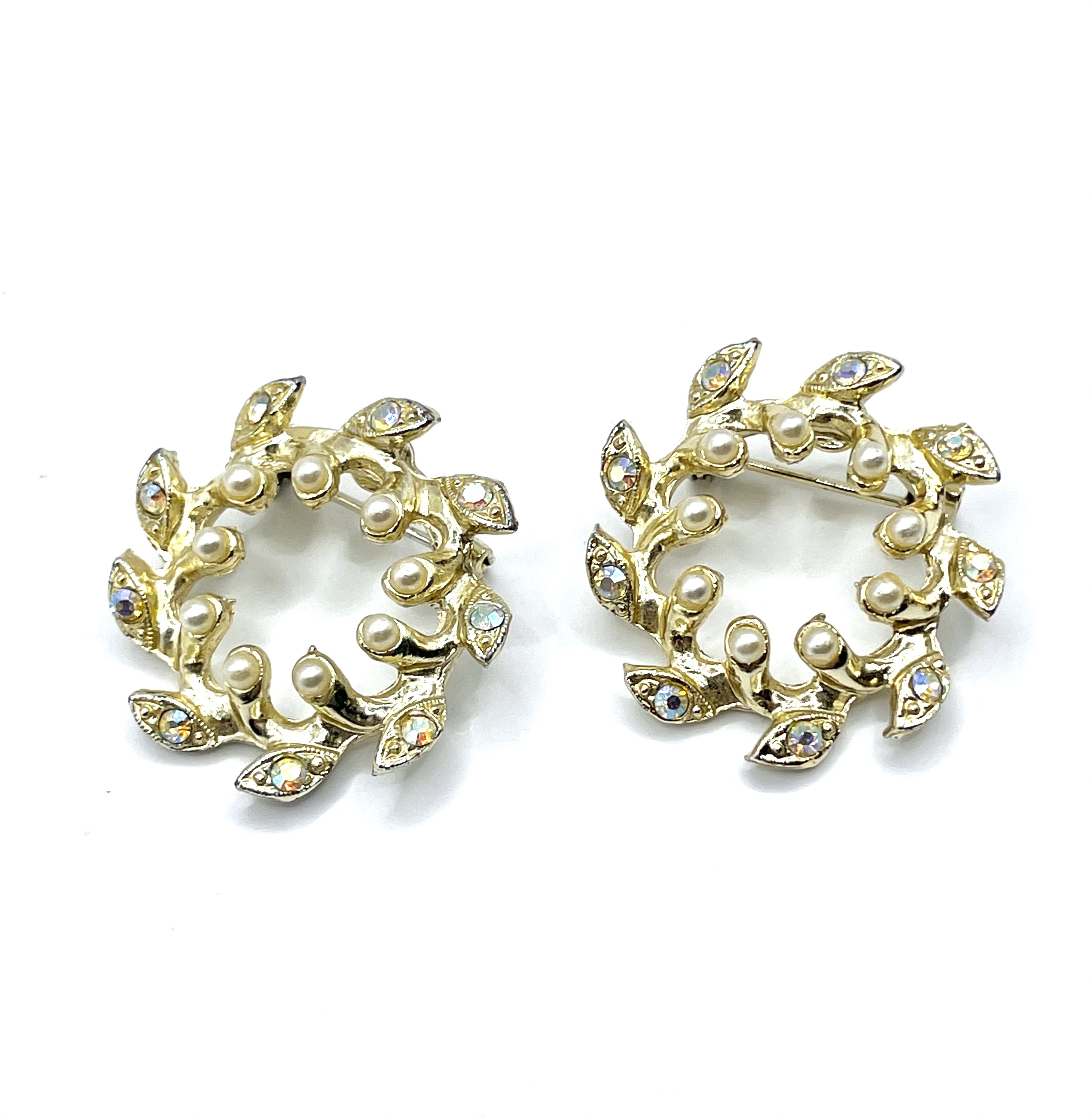 rhinestone collar pins