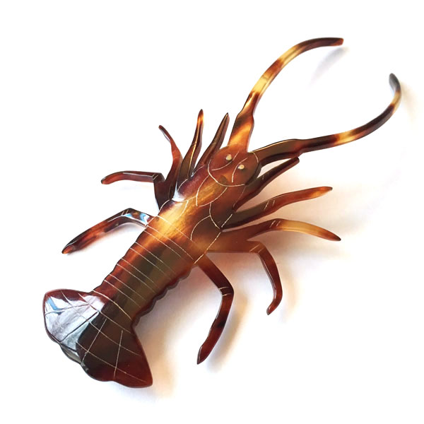 crawdad brooch