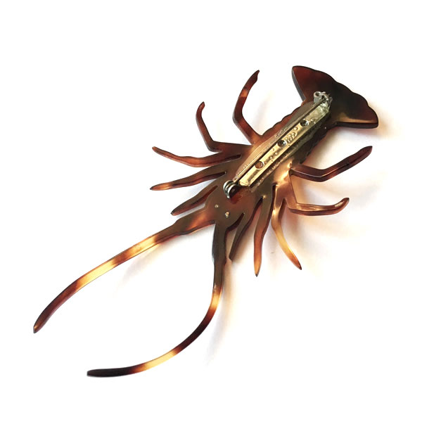 crawdad brooch