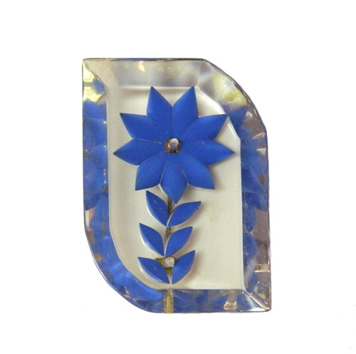 1940's lucite brooch