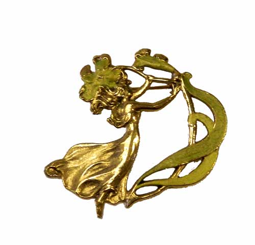 Vintage art nouveau brooch