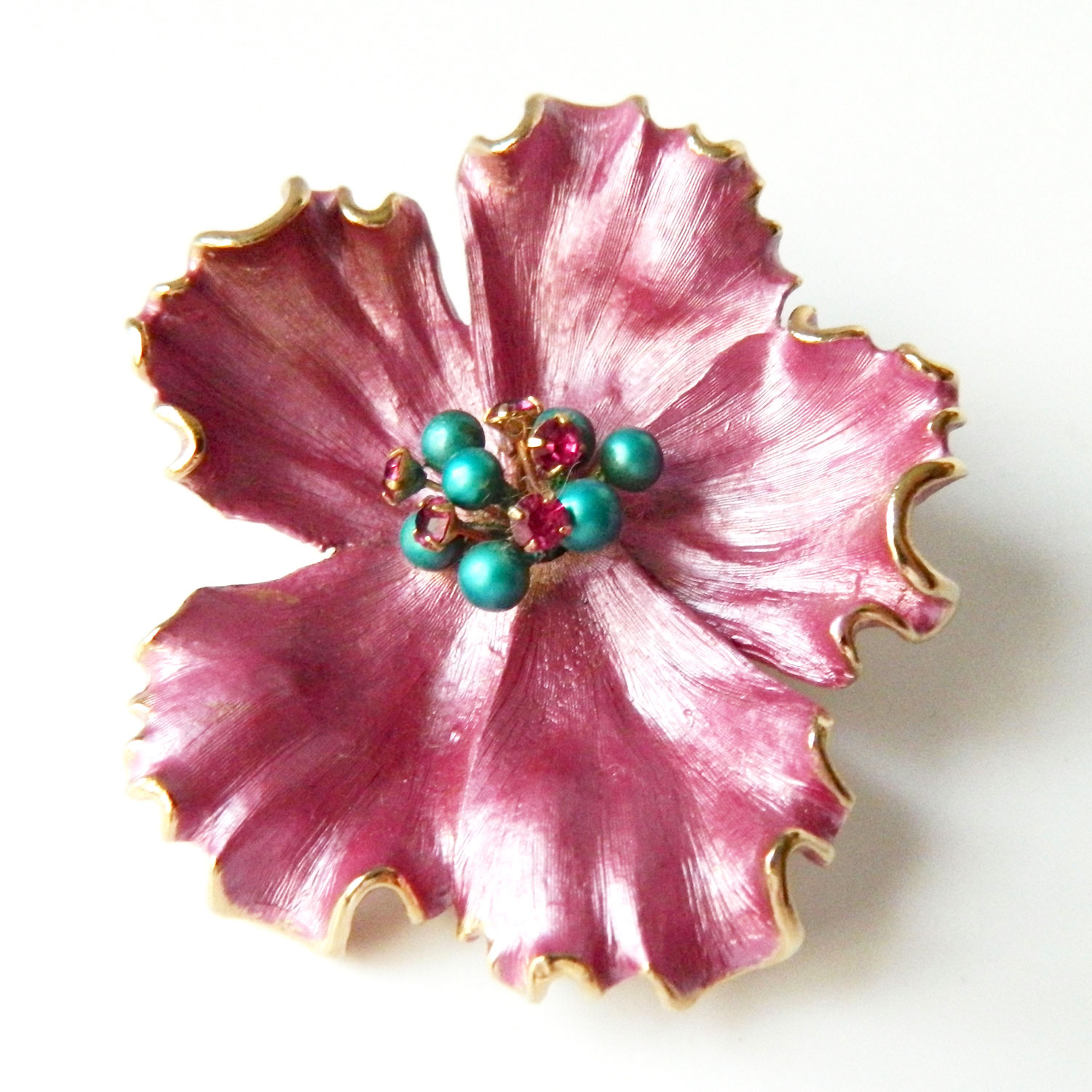 Kramer flower brooch