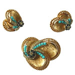 Marcel Boucher brooch and earring set