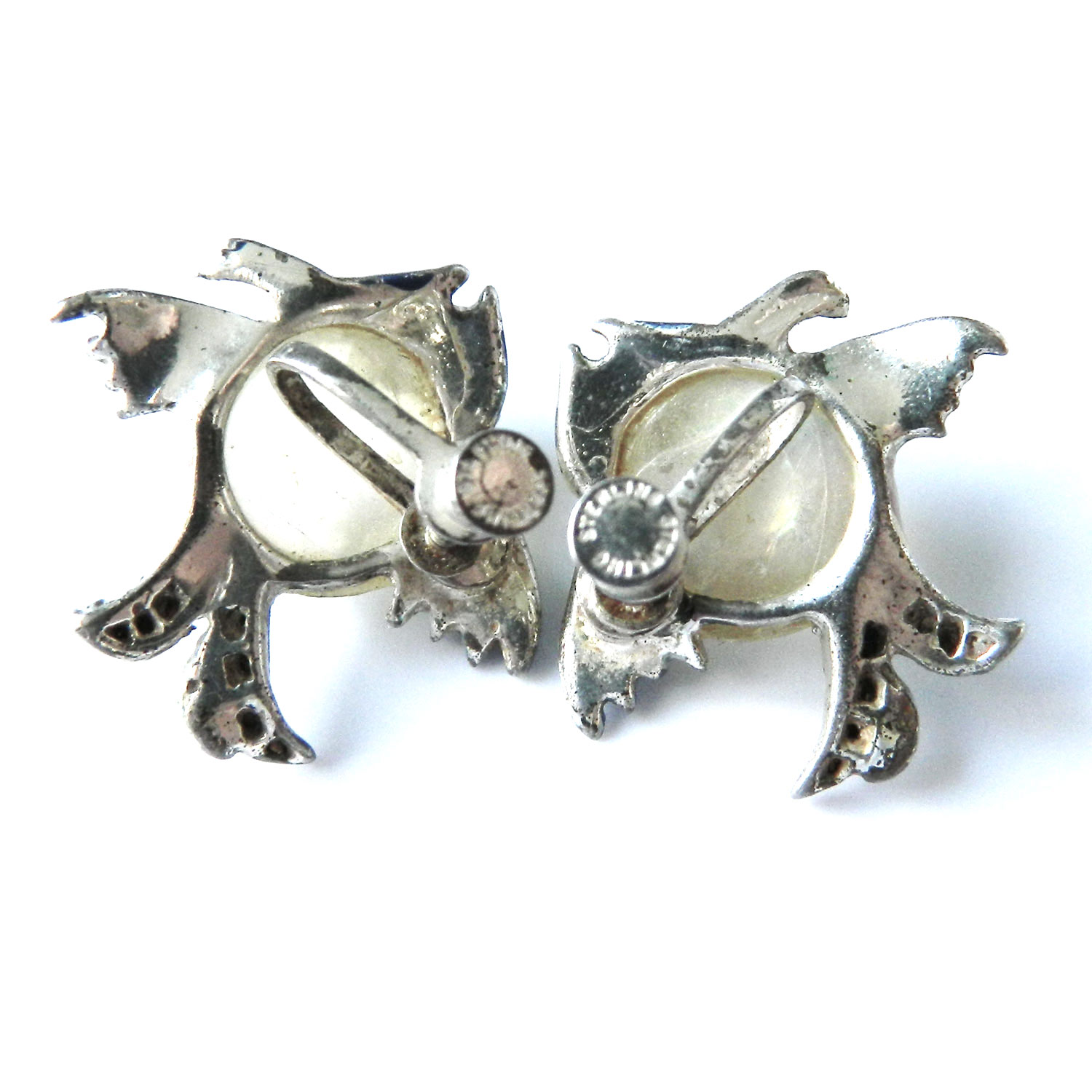 1940's Coro Angel fish jelly belly brooch