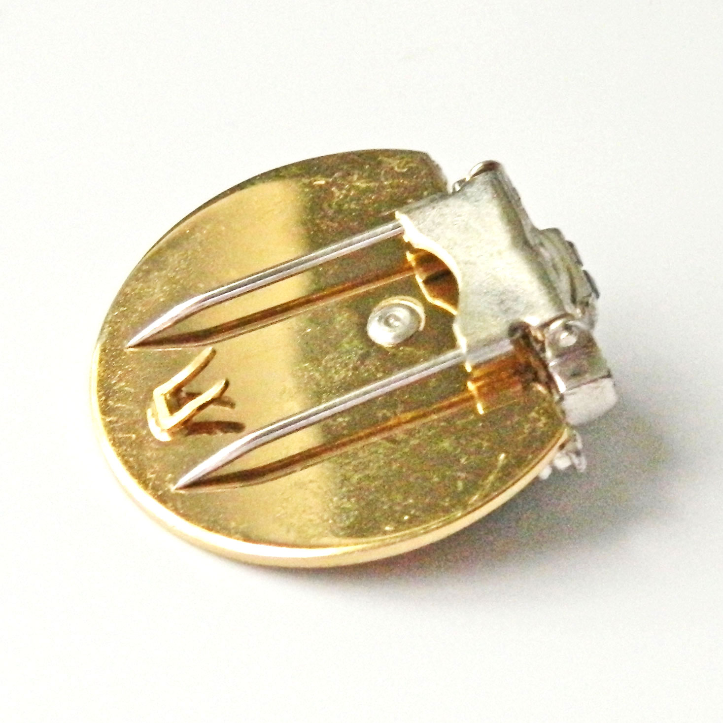 Marcel Boucher rhinestone brooch and earring set