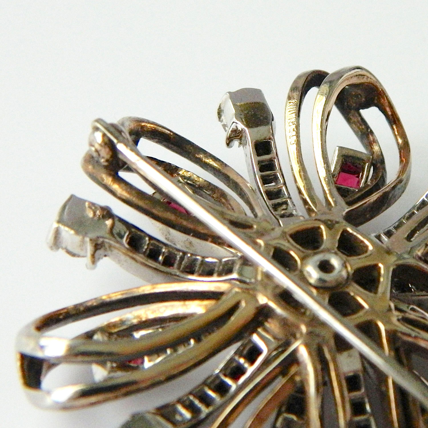 Marcel Boucher rhinestone brooch and earring set