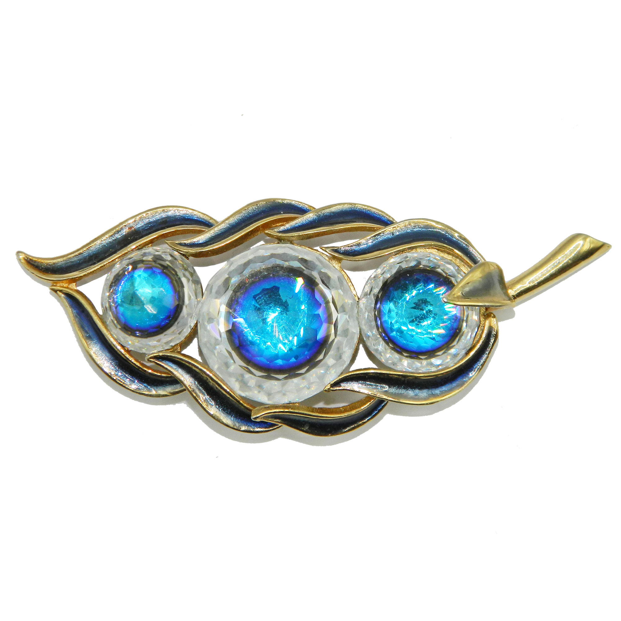 1950s Vendome brooch and earring set