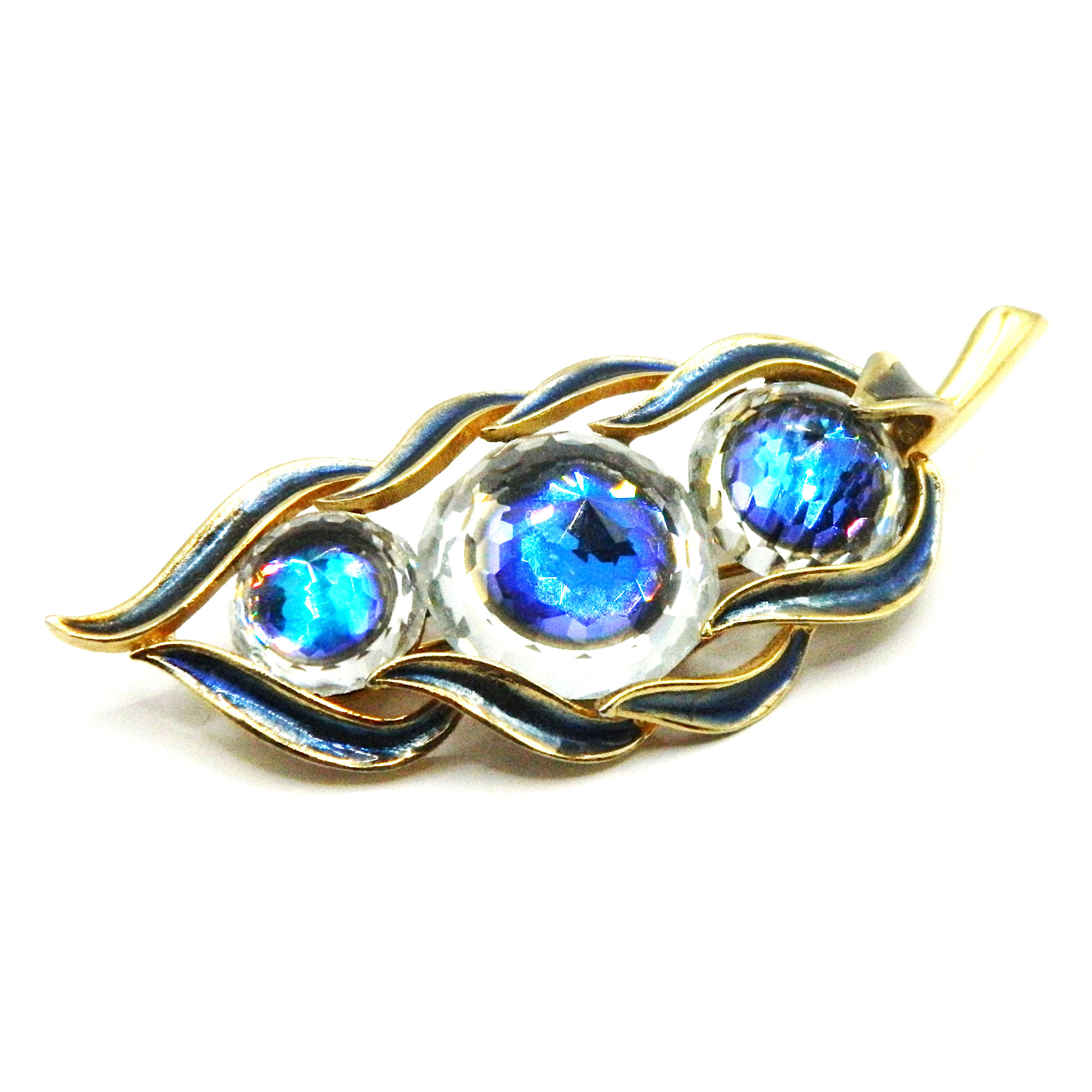 1950s Vendome brooch and earring set