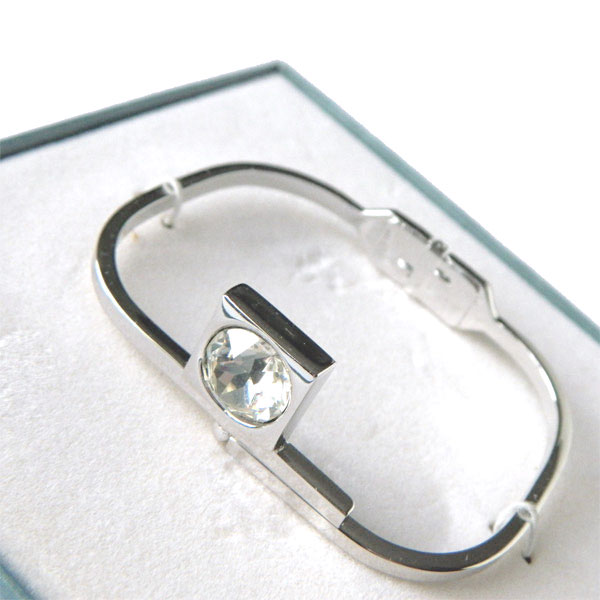 Chrome bangle bracelet