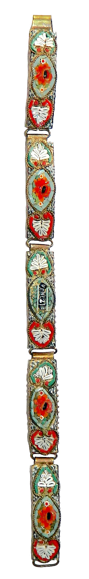 Italian micromosaic bracelet