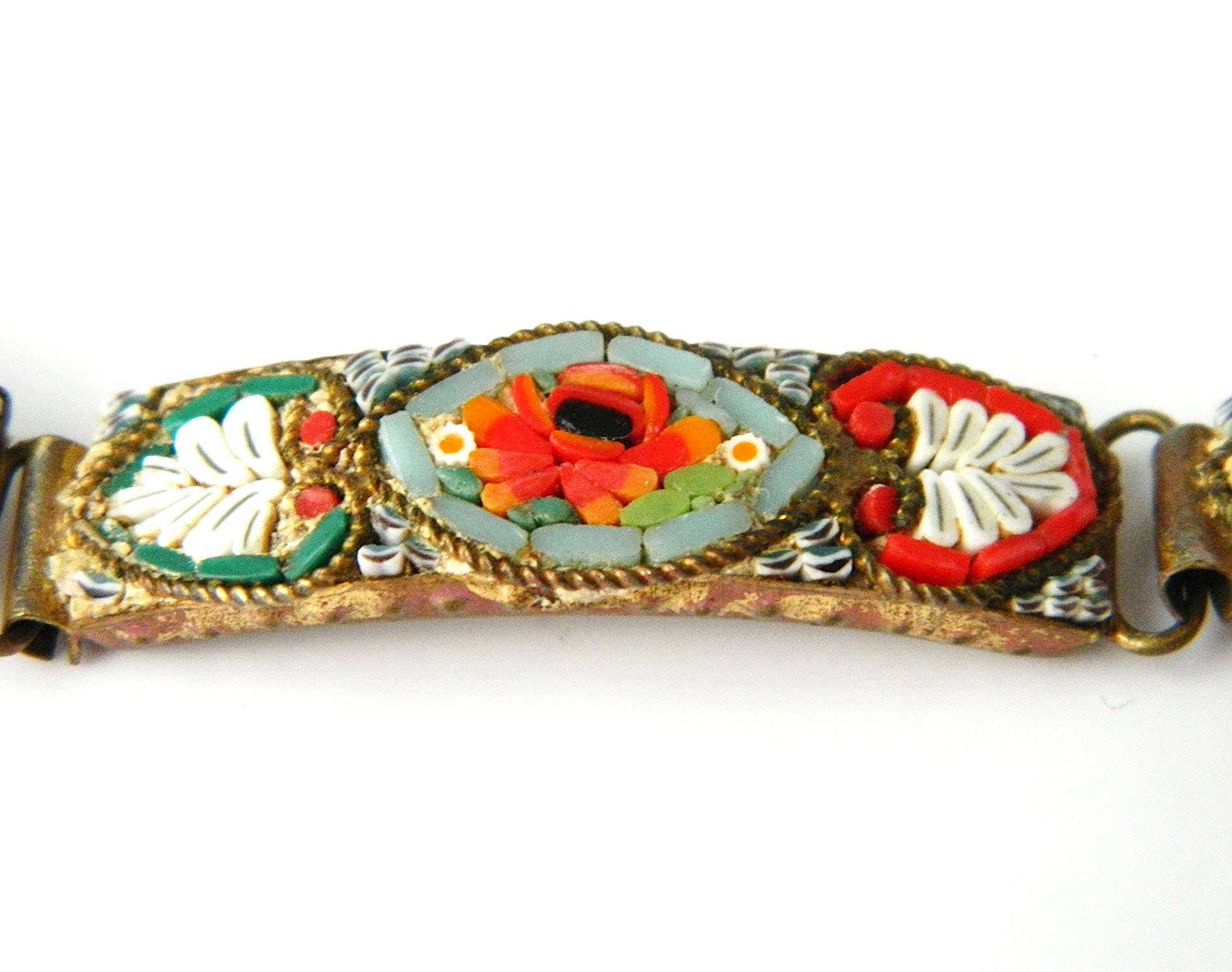 Italian micromosaic bracelet