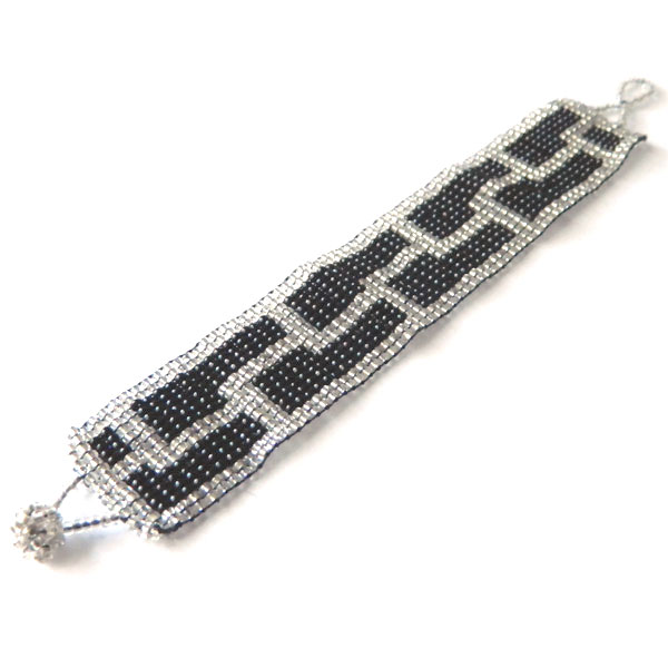 Art deco beaded bracelet