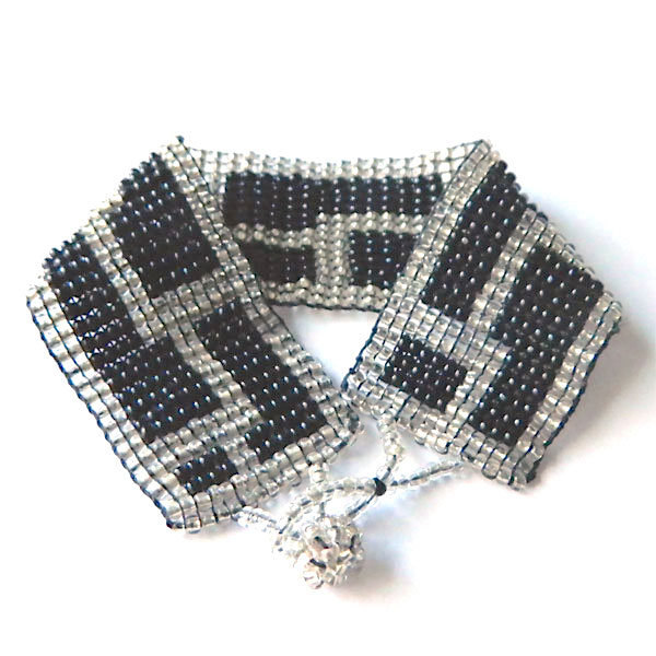 Art deco beaded bracelet