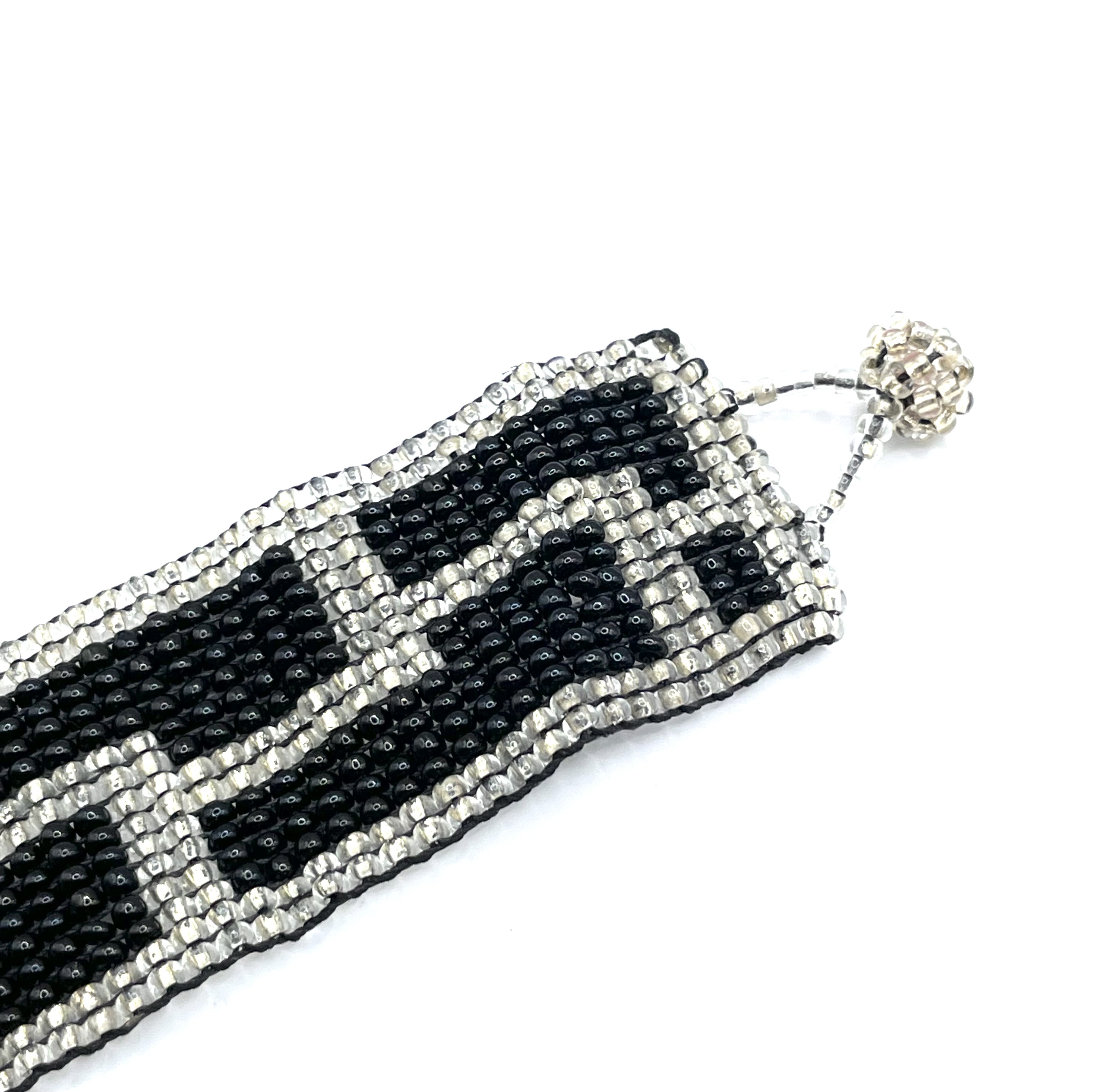 hand woven beaded bracelet