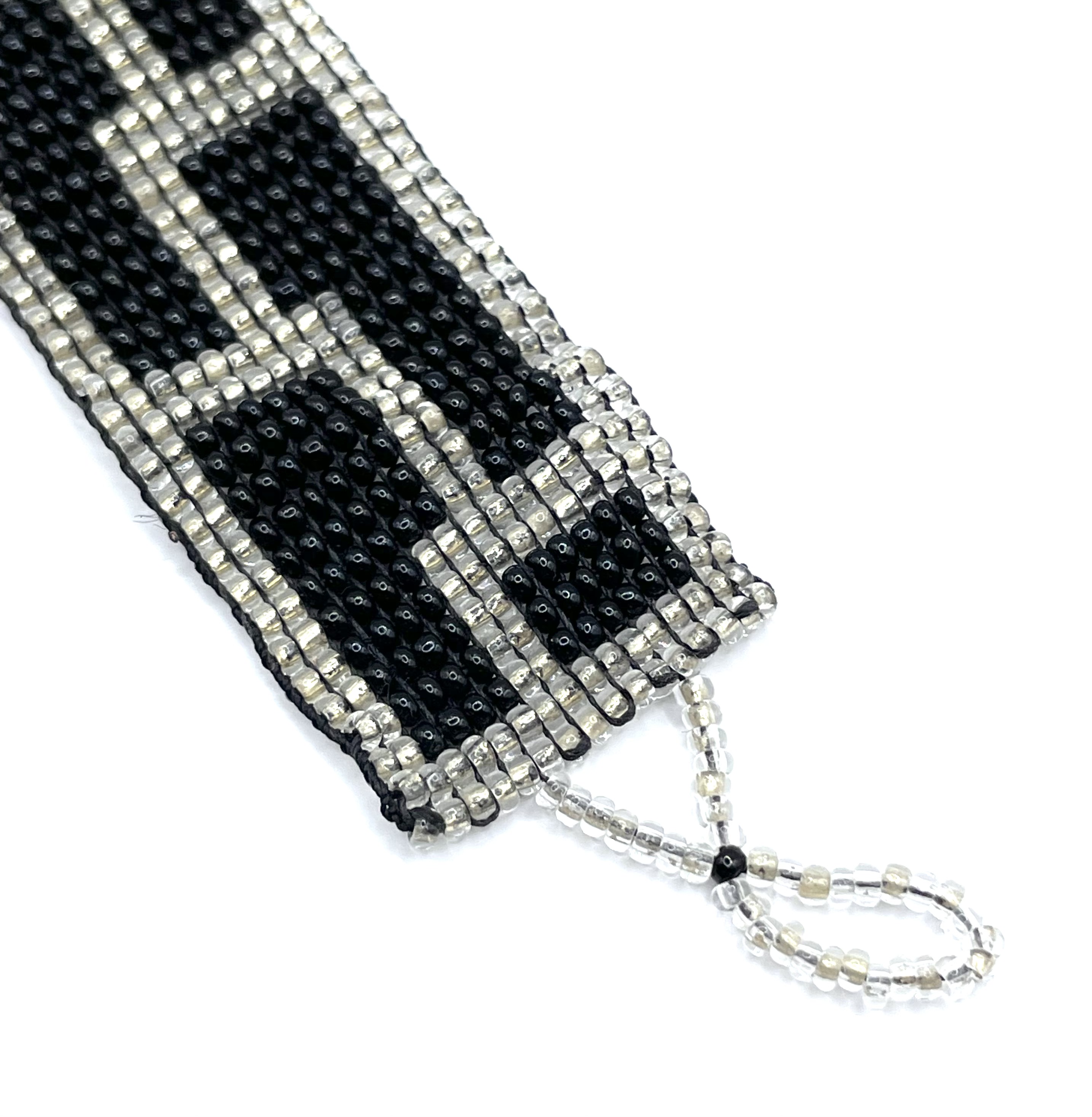 hand woven beaded bracelet