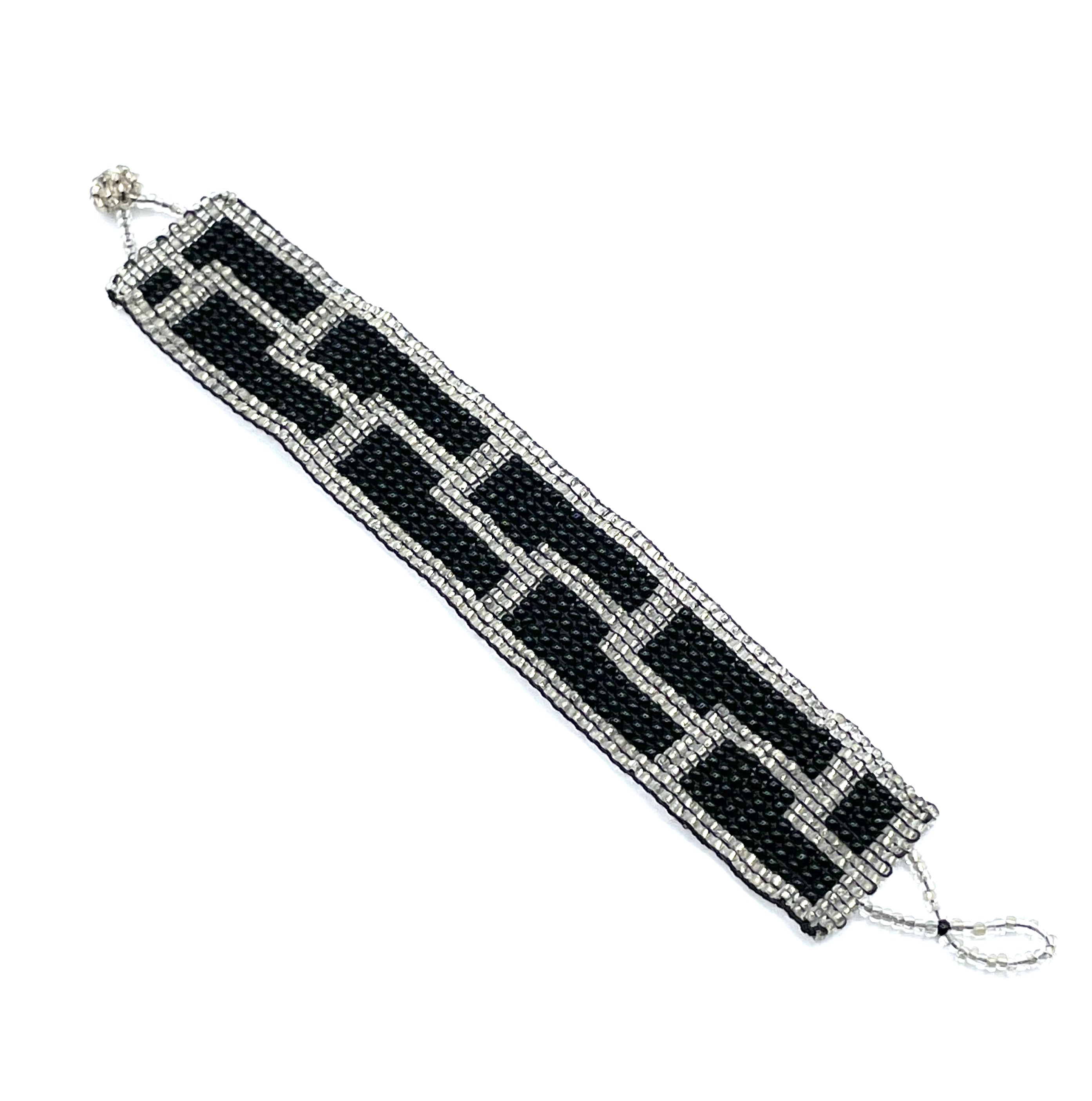 Art deco beaded bracelet