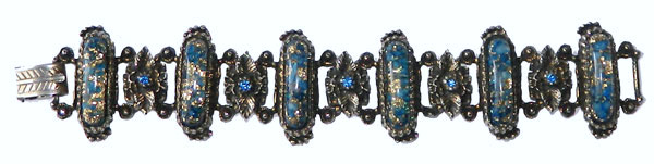 1950's confetti lucite bracelet