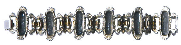 1950's confetti lucite bracelet