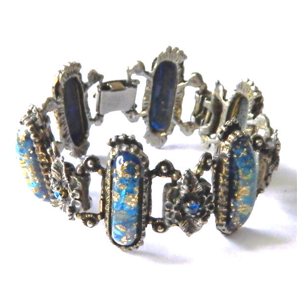 1950's confetti lucite bracelet