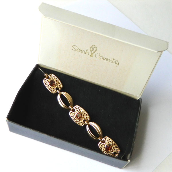 Sarah Coventry rhinestone bracelet