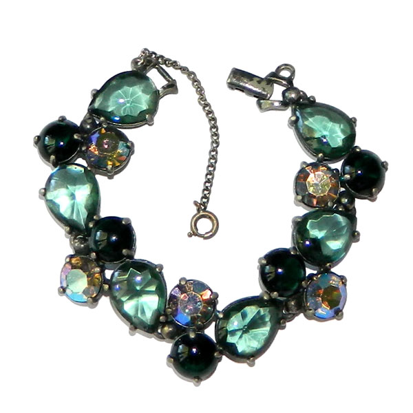 Schiaparelli rhinestone bracelet