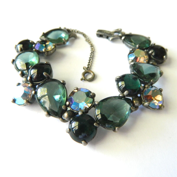 Schiaparelli rhinestone bracelet