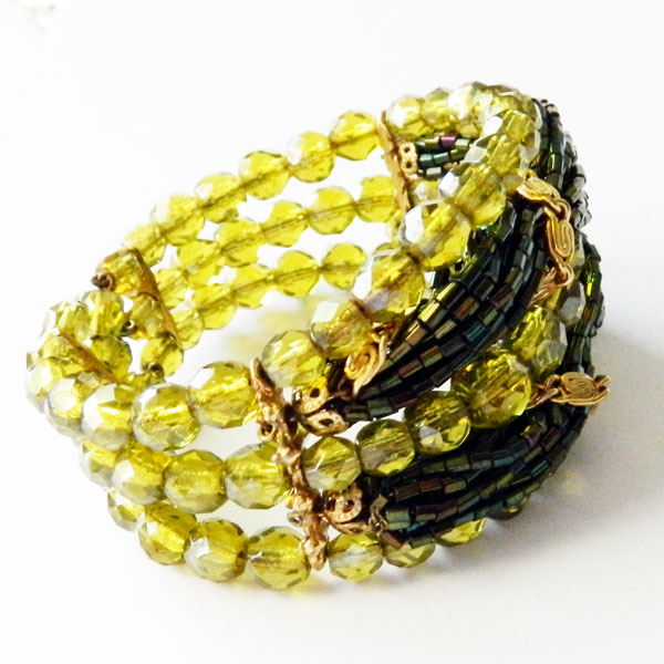 beaded cuff bracelet