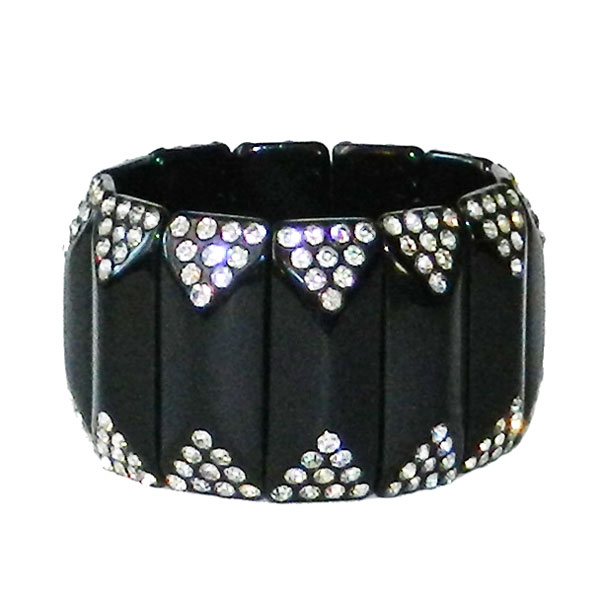 1950's rhinestone expansion bracelet