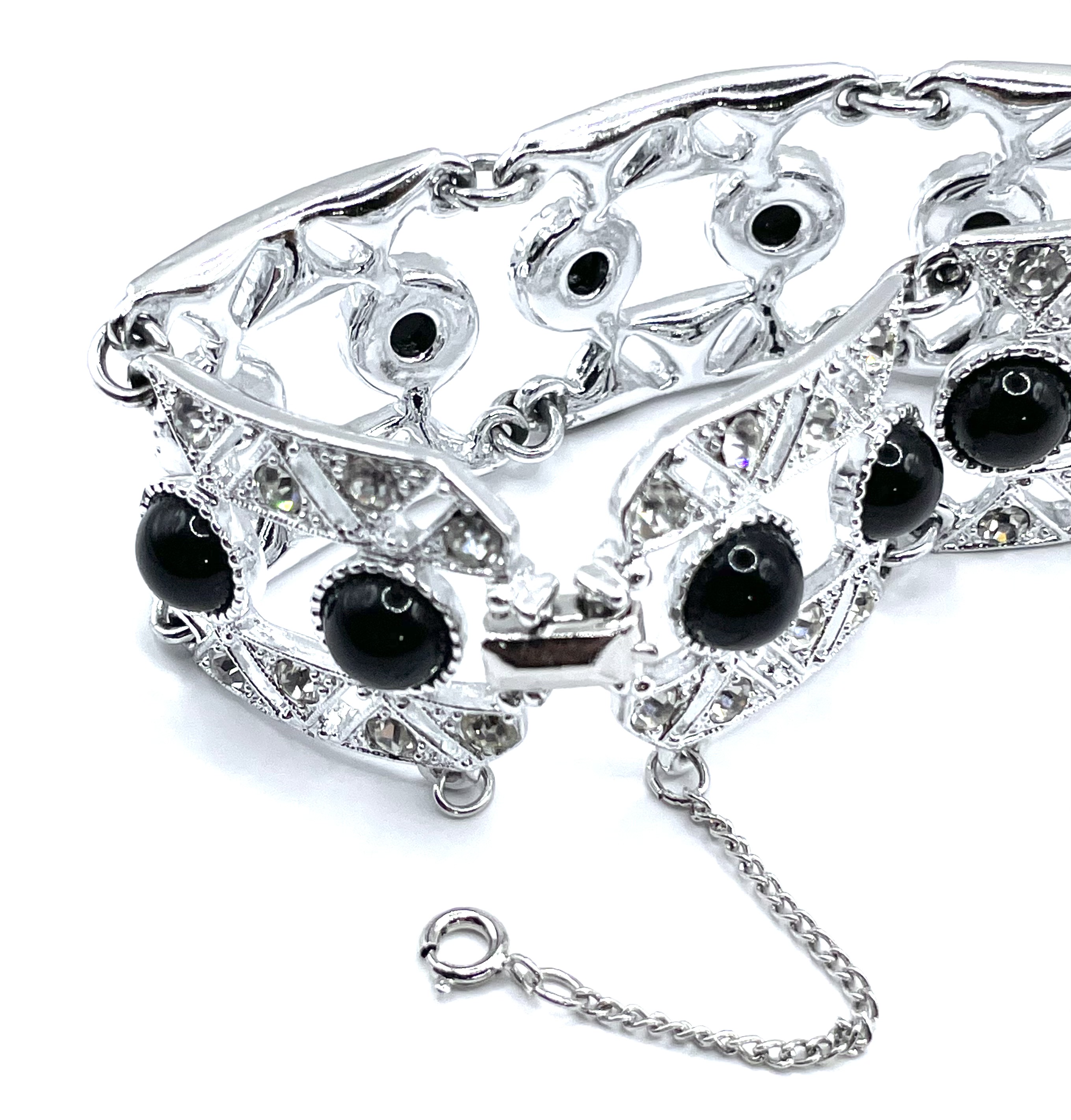 Sarah Coventry rhinestone bracelet