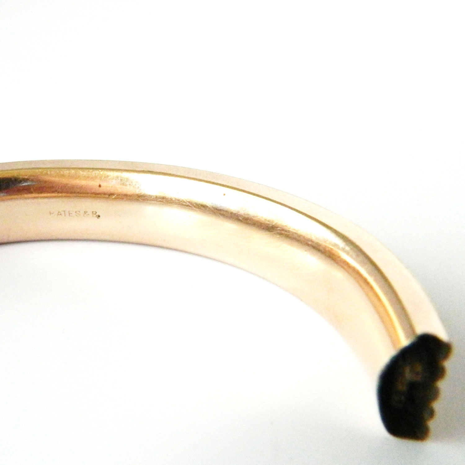 Edwardian gold filled bangle bracelet