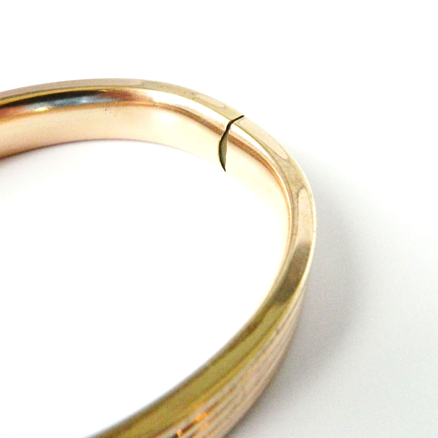 Edwardian gold filled bangle bracelet