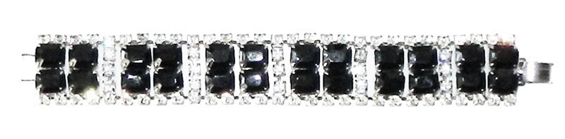 Art Deco rhinestone bracelet