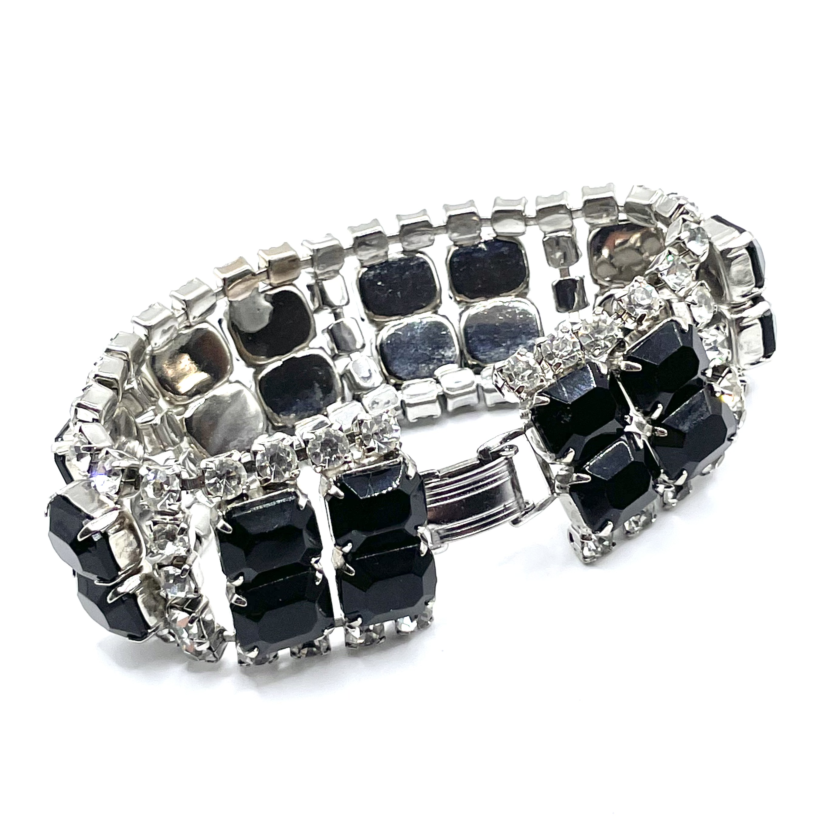 Art Deco rhinestone bracelet