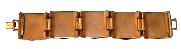 Renoir comedy tragedy copper bracelet