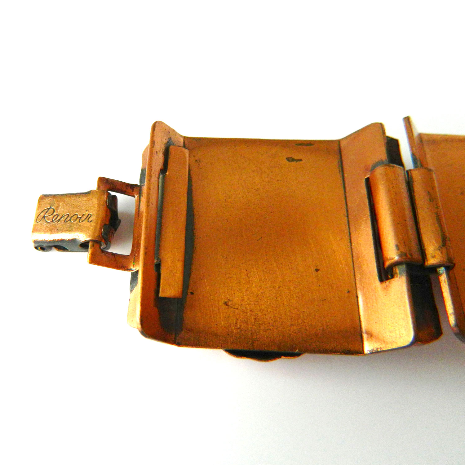 Renoir comedy tragedy copper bracelet