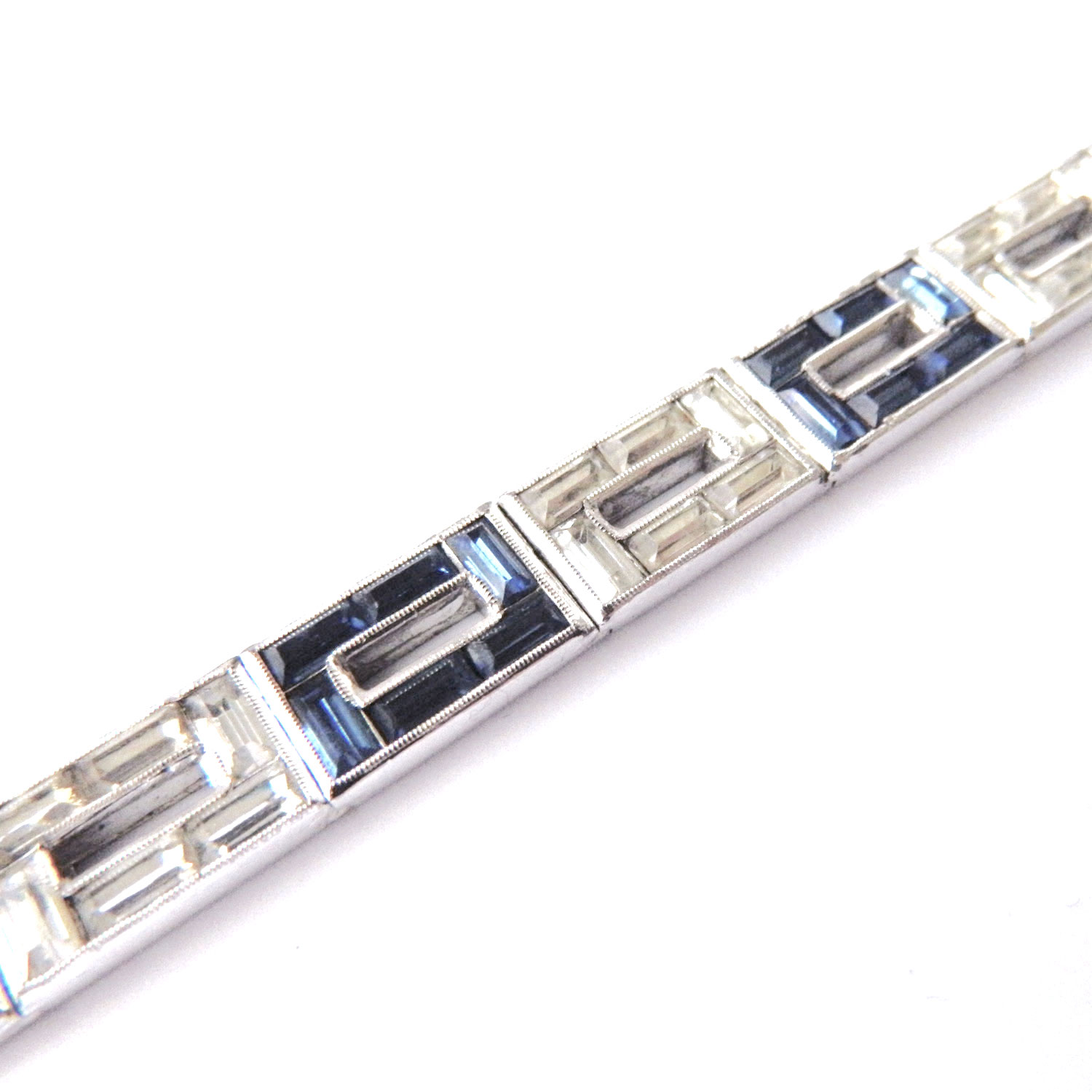 Art Deco rhinestone bracelet