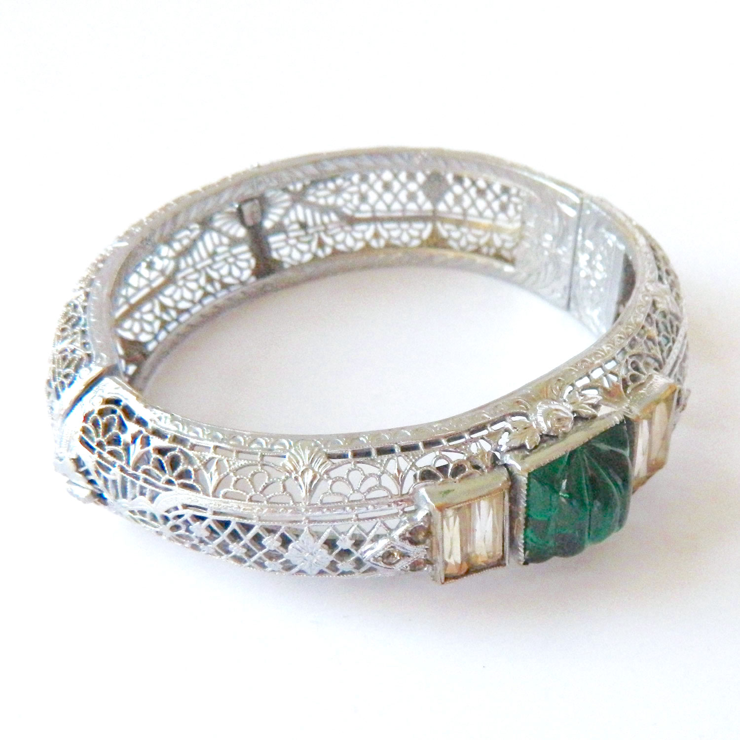 1920s Art Deco bangle bracelet