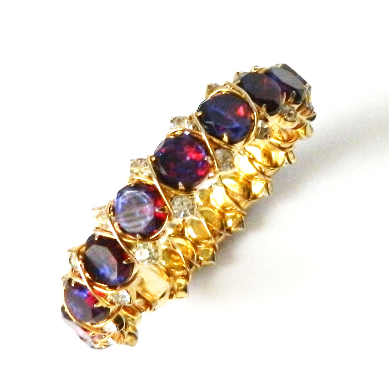 Goldette slide charm bracelet