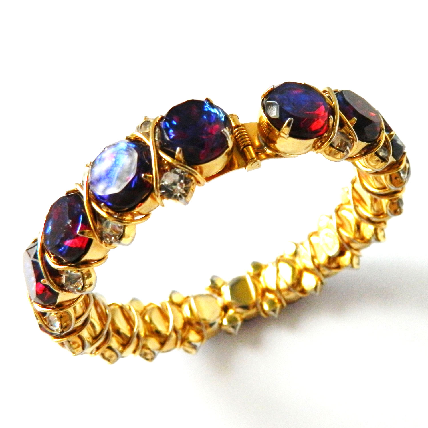 Hattie Carnegie dragon's breath bracelet
