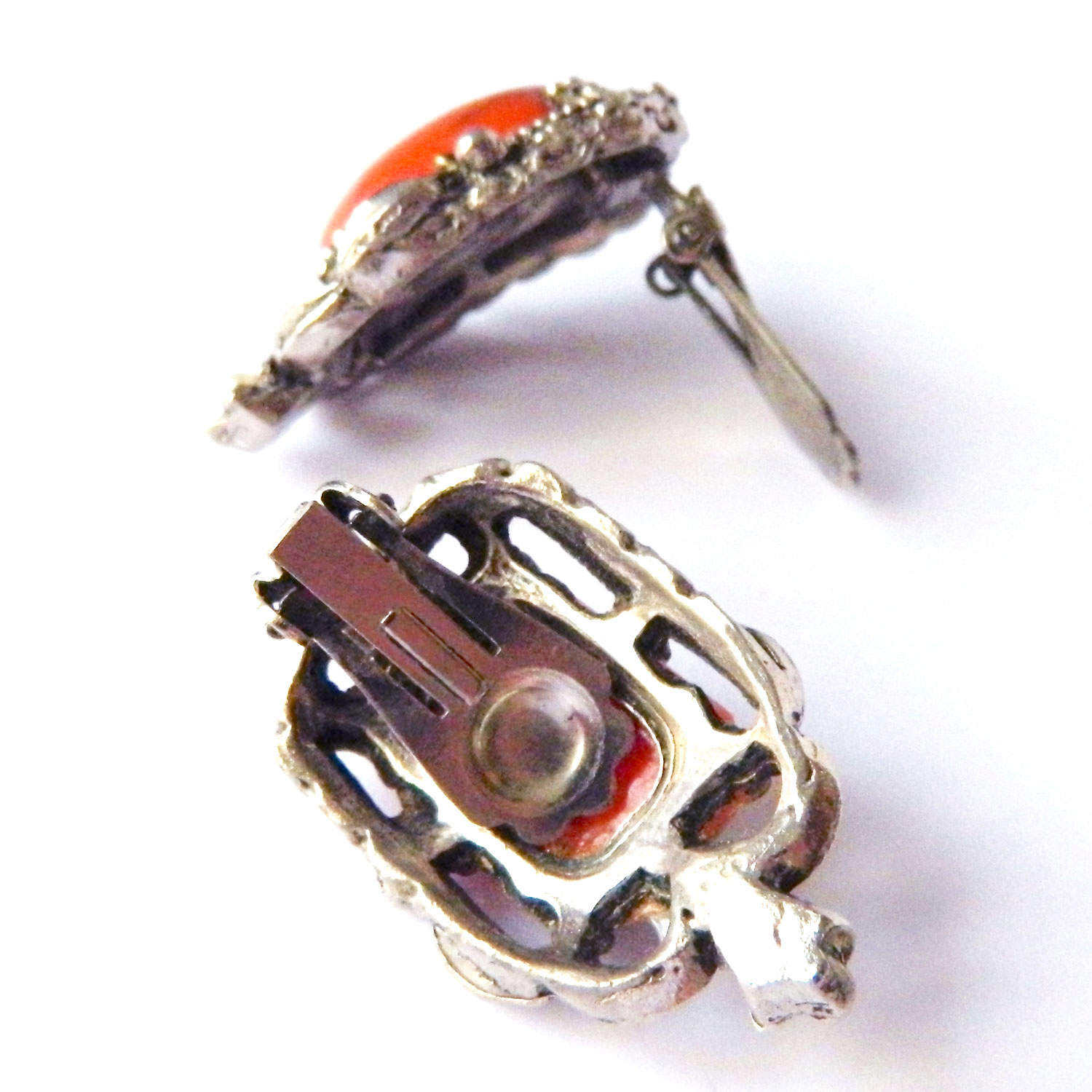 1950s clip earrings