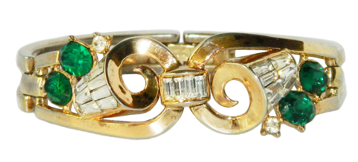 Trifari rhinestone bracelet