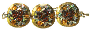 Schiaparelli rhinestone bracelet